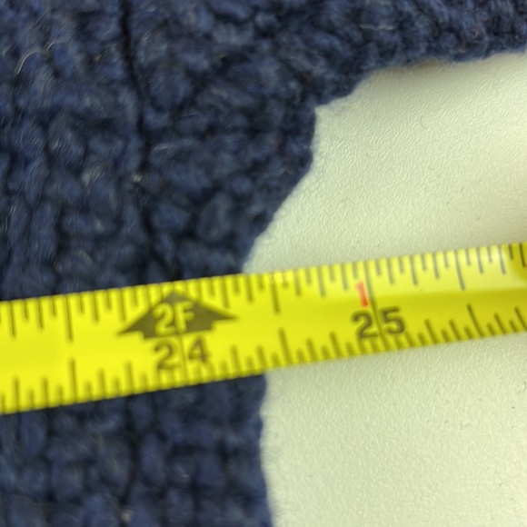 100% Wool Boxy Button Up Cardigan Made in Ecuador - Picture 8 of 13